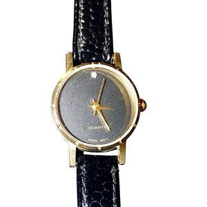 L&W Co Watch Quartz Wristwatch Vintage Gold Tone Japan Movement Hong Kong  Japan
